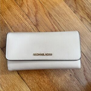 Michael Kors Beige Wallet